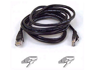 Belkin patch cable - 6 ft - black - B2B
