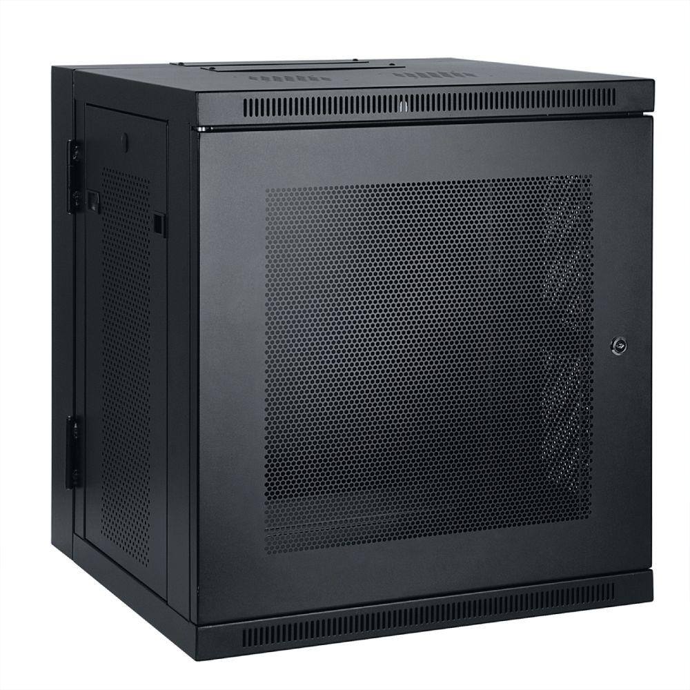 10U WALL MOUNT RACK ENCLOSURE SERVER CABINET HINGED WALLMOUNT