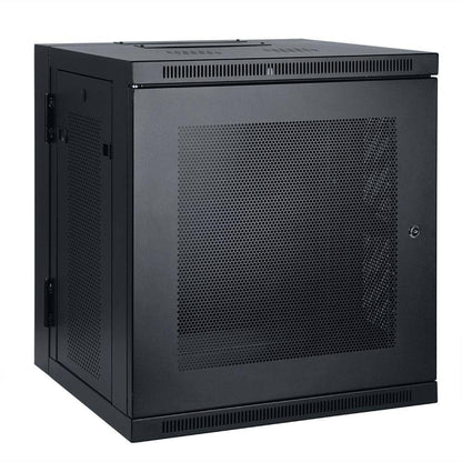 10U WALL MOUNT RACK ENCLOSURE SERVER CABINET HINGED WALLMOUNT