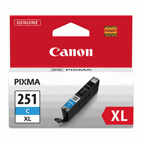 Canon (6449B001) Cyan Ink Cartridge  High Yield