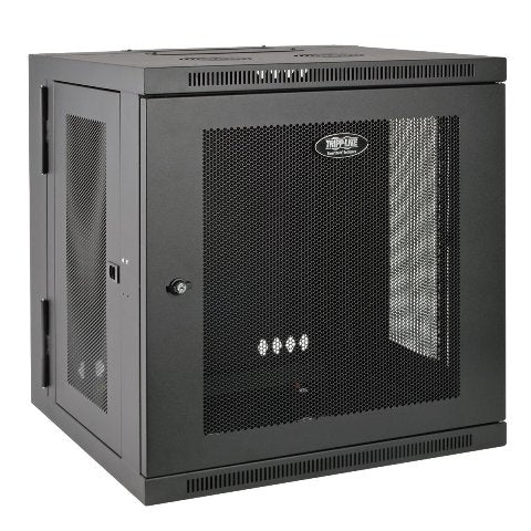 10U WALL MOUNT RACK ENCLOSURE SERVER CABINET HINGED WALLMOUNT